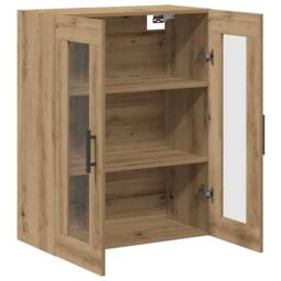 Berkfield Home Sideboard Artisan Oak 69.5x34x90 cm Engineered Wood in Brown - thumbnail 5