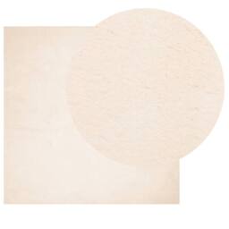 Berkfield Home Rug HUARTE Short Pile Soft & Washable Beige 120x120 cm - Size: Medium - thumbnail 3