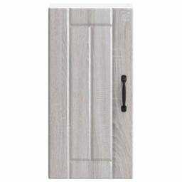 Berkfield Home Kitchen Wall Cabinet Lucca Grey Sonoma Engineered Wood - thumbnail 4