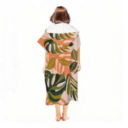 Obasyhig Style 9 Pullover Style Adult Hooded Cloak Bath Towel - thumbnail 1