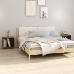 Berkfield Home Bedside Cabinets 2 pcs Honey Brown 40x30x40 cm Solid Wood Pine - Size: 40 x 30 x 40 cm - thumbnail 1