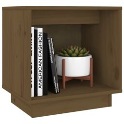 Berkfield Home Bedside Cabinets 2 pcs Honey Brown 40x30x40 cm Solid Wood Pine - Size: 40 x 30 x 40 cm - thumbnail 4