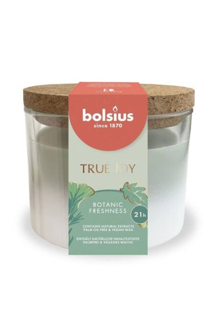 KDMD Botanic Freshness True Joy Glass Candle in White - image 1