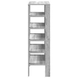 Berkfield Home Shoe Rack Grey Sonoma 61x32x105 cm Engineered Wood - Size: 61 x 32 x 105 cm - thumbnail 5