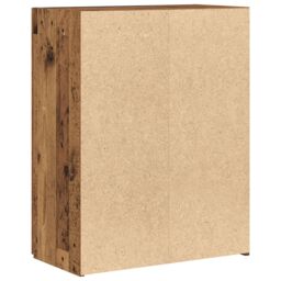 Berkfield Home Office Cabinet Old Wood 60 x 32 x 77.5 cm - Engineered Wood in Brown - thumbnail 8
