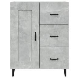 Berkfield Home Sideboard Concrete Grey 69.5x34x90 cm Engineered Wood - thumbnail 7