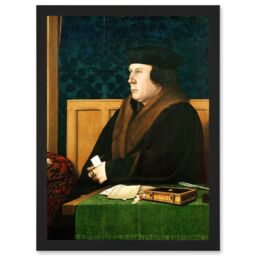 Artery8 Painting Antique Holbein Junior Thomas Cromwell Earl Essex Chief Minister Artwork Framed Wall Art Print A4 in Black - thumbnail 1