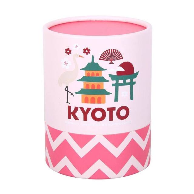 Something Different Kyoto Bamboo & Cherry Blossom Scented Candle in Pink - image 1