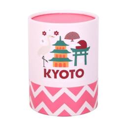 Something Different Kyoto Bamboo & Cherry Blossom Scented Candle in Pink