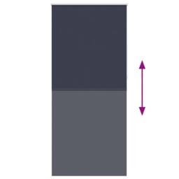 Berkfield Home Roller Blind Blackout 100 x 230 cm Marine in Blue - thumbnail 9