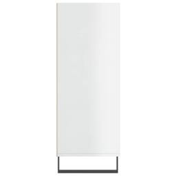 Berkfield Home Shelf Cabinet High Gloss White 69.5x32.5x90 cm Engineered Wood - thumbnail 5