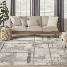 The Rug Shop UK Multi Modern Abstract Latex Back Polyester Area Rug - Size: 240 cm x 300 cm - thumbnail 1
