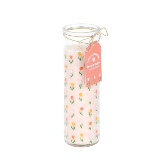 Something Different French Tulip Tube Candle in Baby Pink - image 1