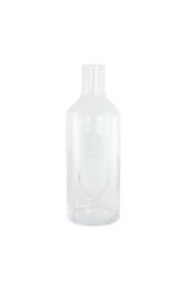 KDMD Glass Terrarium 42cm White Terranium in Clear