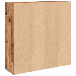 Berkfield Home Book Cabinet Old Wood 98x29x97.5 cm Engineered Wood in Brown - thumbnail 8