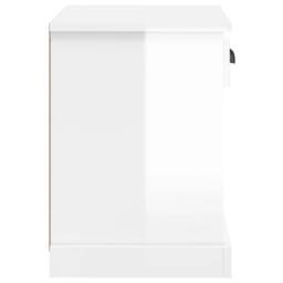 Berkfield Home Elegant Bedside Cabinets 2 pcs High Gloss White 43x36x50 cm - Size: 43 x 36 x 50 cm - thumbnail 9