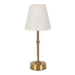 EONLION Traditional Touch Table Lamp Antique Brass Rechargeable LED Light - thumbnail 1