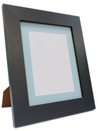 Frames & Mirrors 4U Metro Black Frame with Blue Mount for Image Size 10 x 4 Inch - thumbnail 5