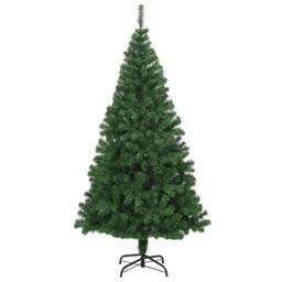 Berkfield Home Artificial Christmas Tree with 300 LEDs with Stand Green 180 cm - thumbnail 5