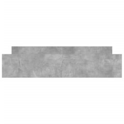 Berkfield Home Bed Frame with Headboard with Footboard Concrete Grey 180x200 cm Super King - thumbnail 4