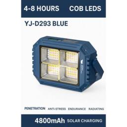 SPETLEK Solar USB Rechargeable Camping Lamp Portable LED in Blue - thumbnail 5