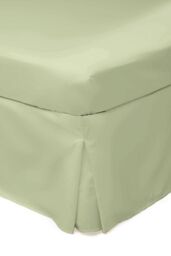 Belledorm Easy Care 200 Thread Count Cotton Polyester Percale Platform Valance in Olive - Size: King - thumbnail 1