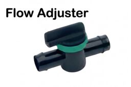 Primrose Hose Kit with Flow Adjuster, Tail & Jubilee Clip in Black 75cm - thumbnail 2