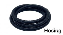 Primrose Hose Kit with Flow Adjuster, Tail & Jubilee Clip in Black 75cm - thumbnail 3