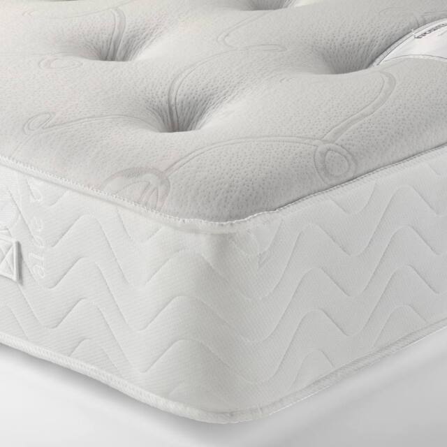 Healthoapedic Memory Pocket Deluxe 1000 Mattress in White - Size: Small Double - image 1