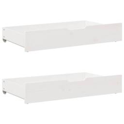 Berkfield Home Practical Daybed with Drawers without Mattress White 90x190 cm Si - thumbnail 6
