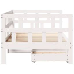 Berkfield Home Practical Daybed with Drawers without Mattress White 90x190 cm Si - thumbnail 7