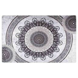 Berkfield Home Rug Washable 160x230 cm Multicolour Anti Slip - Size: 100 cm diameter - thumbnail 3