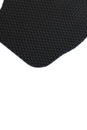 JVL Carbon Luxury Rubber Car Mat Set in Black - Size: 45 cm x 70 cm - thumbnail 2