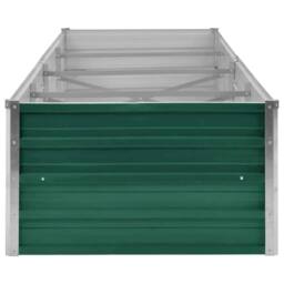 Berkfield Home Garden Raised Bed Galvanised Steel 320x80x45 cm Green - Size: 320 x 80 x 45 cm - thumbnail 5