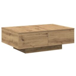 Berkfield Home Coffee Table Artisan Oak 90x60x31 cm Engineered Wood in Brown - Size: 90 x 60 x 31 cm - thumbnail 6