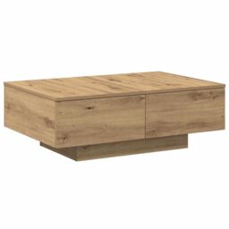 Berkfield Home Coffee Table Artisan Oak 90x60x31 cm Engineered Wood in Brown - Size: 90 x 60 x 31 cm - thumbnail 2
