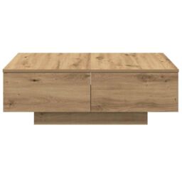 Berkfield Home Coffee Table Artisan Oak 90x60x31 cm Engineered Wood in Brown - Size: 90 x 60 x 31 cm - thumbnail 4