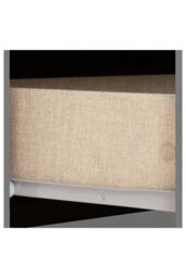 Seconique Nevada 3 Drawer Bedside in Dark Grey - thumbnail 4