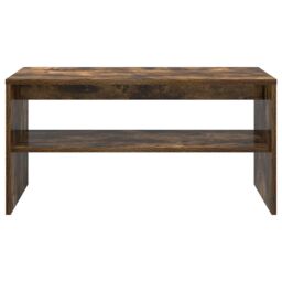 Berkfield Home TV Cabinet Smoked Oak 80x40x40 cm Engineered Wood in Brown - Size: 80 x 40 x 40 cm - thumbnail 5