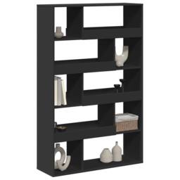 Berkfield Home Room Divider Black 100x33x156.5 cm Engineered Wood - thumbnail 1