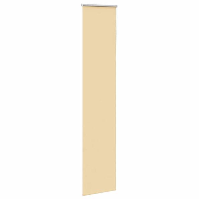 Berkfield Home Roller Blind Blackout Beige 60x210 cm Fabric Width 55.7 cm Polyester - image 1