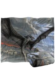 Lord of the Rings The Blanket, 152x127 cm Fellbeast Painting Silky Touch Super Soft Throw Blanket in White - thumbnail 2