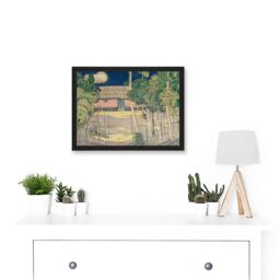 Artery8 Painting Morrice Trinidad Landscape Artwork Framed Wall Art Print A4 in Black - thumbnail 2