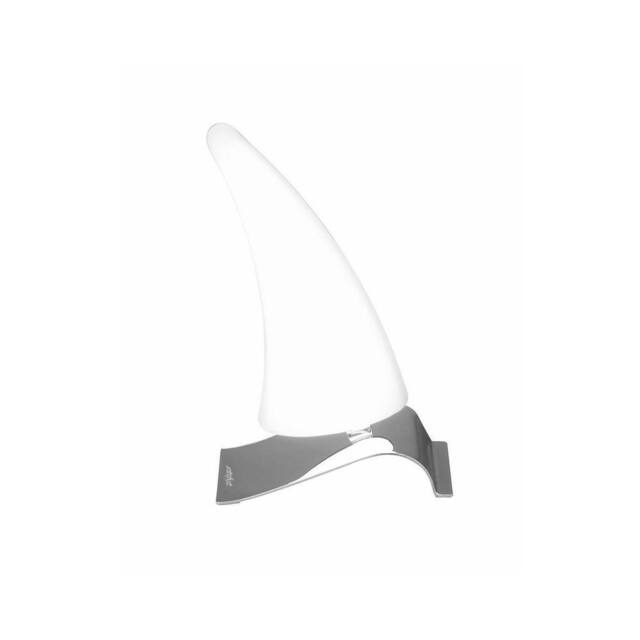 Netlighting Mistral Table Lamp Left 6W LED 3000K 540lm Chrome Frosted Acrylic in Grey - image 1