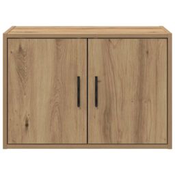Berkfield Home Garage Wall Cabinets 2 pcs Artisan Oak Engineered Wood in Brown - thumbnail 6