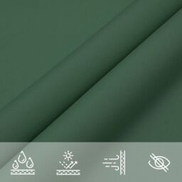 Berkfield Home Sunshade Sail Oxford Fabric Square 3.6x3.6 m Dark Green - thumbnail 6