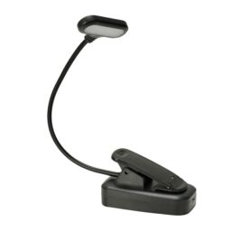ValueLights Clip-On Black Rechargeable Battery Powered Magnetic Desk Lamp - thumbnail 2