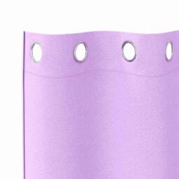 Berkfield Home Curtains with Curtains 2 pcs Purple 175 x 140 cm Polyester in Lilac - thumbnail 5