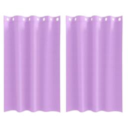 Berkfield Home Curtains with Curtains 2 pcs Purple 175 x 140 cm Polyester in Lilac