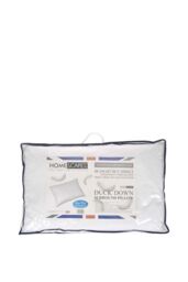 Homescapes White Duck Down Surround Pillow